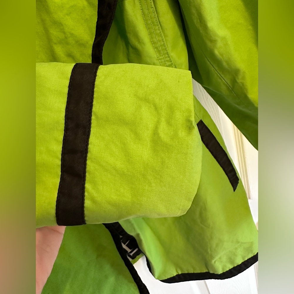 Harold’s Women’s Vintage Lime Green Jacket With Belt In Women’s Medium - Picture 9 of 14